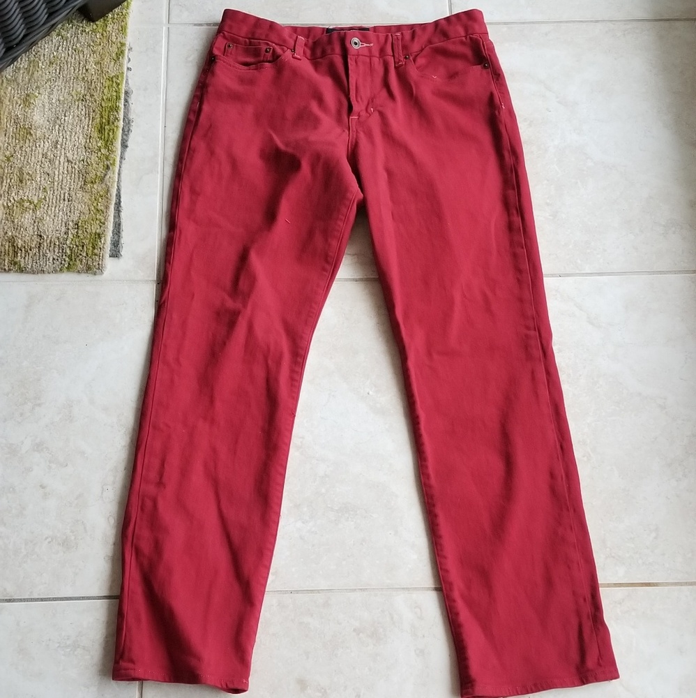 Lucky Brand red the sweet jean straight 16/33